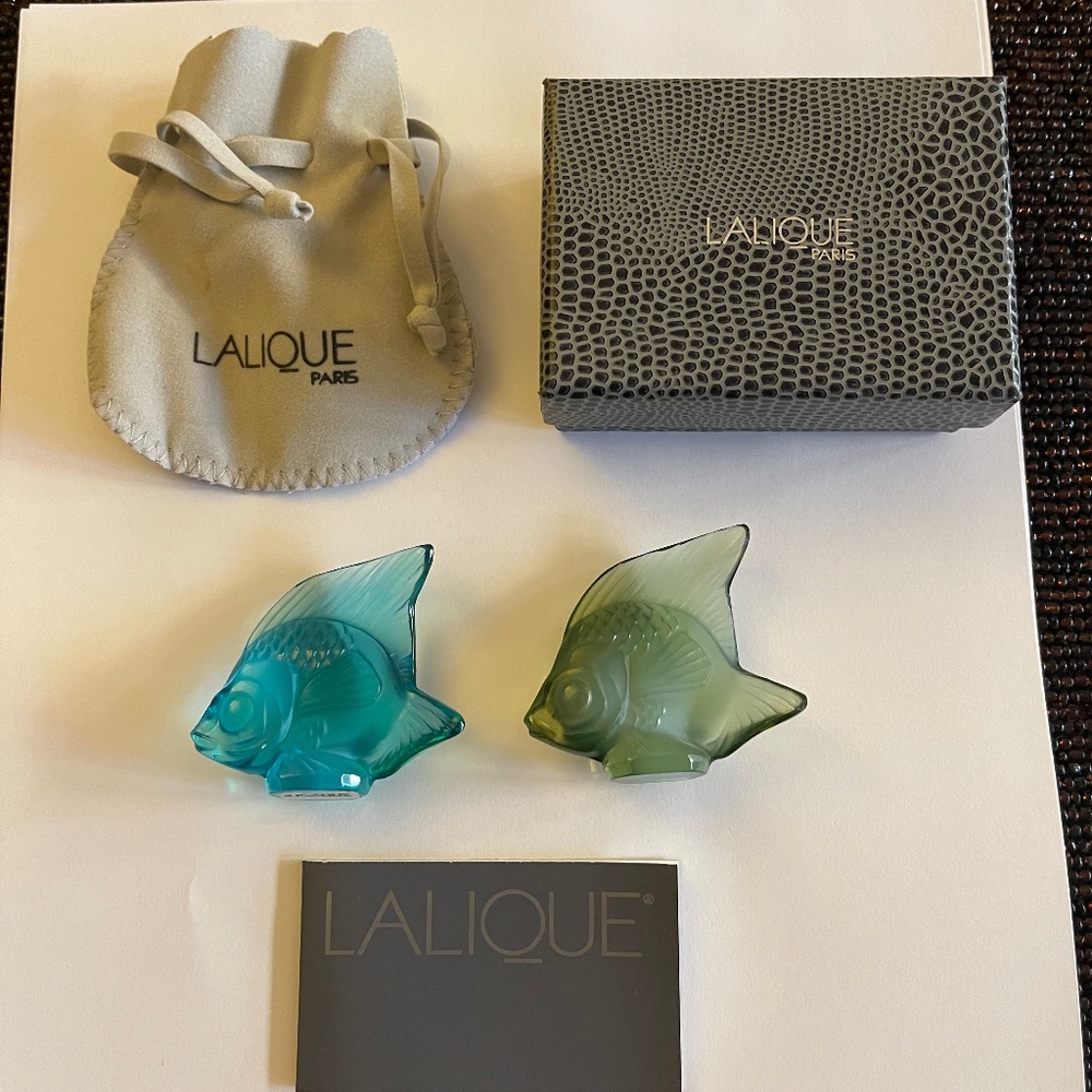 Lalique fish decor